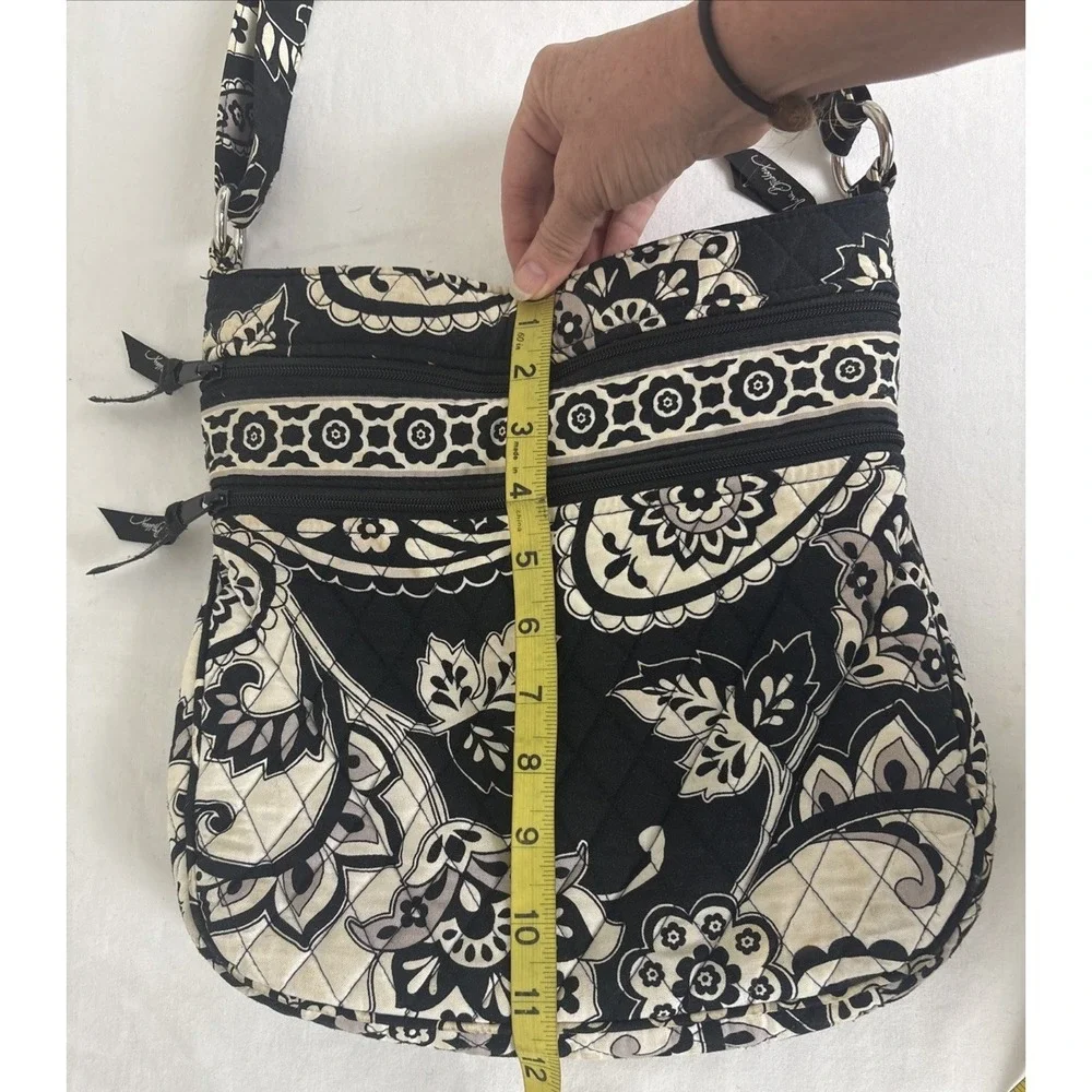 Vera Bradley Midnight Paisley Hipster Crossbody Shoulder Bag Purse Adjustable